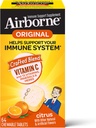 Zračni 1000mg Vitamin C Žvečljive tablete z cinkom, Imunska podpora dodatek z močnimi antioksidanti Vitamini A C & E - 64 Žvečljive tablete, Citrus aroma