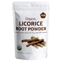 Iyasa Holistics Organic Licorice Root Powder,Mulethi,Glycyrrhiza glabra,8 oz,227 gm,Naravni napovedovalec, Candy Flavoring Agent,Superživila