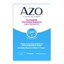 AZO Popolno Feminin Balance dnevno probiotiki za ženske, Klinično dokazano, da pomaga zaščititi vaginalno zdravje, Pomaga ravnovesje pH in kvas, Non-GMO, 60 Count