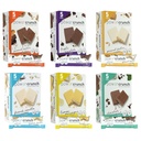 Power Crunch Protein Wafer Bars, Variety Pack, v 6 Okusi 1,4 Ounce Bars (30 Count). Visoki beljakovinski prigrizki z okusom