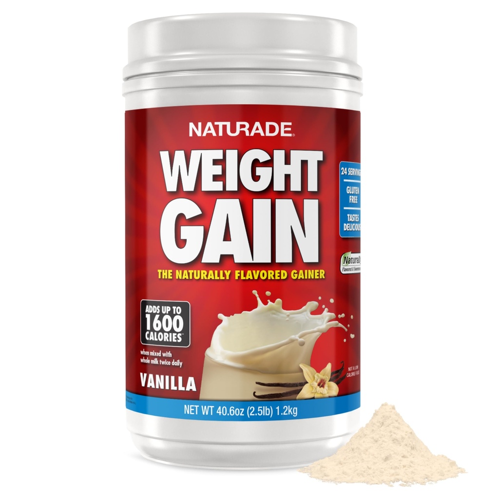 Naturade All-Natural Hujšanje Gain Instant Nutrition Drink Mix, Vanilla, 40.6 Ounce