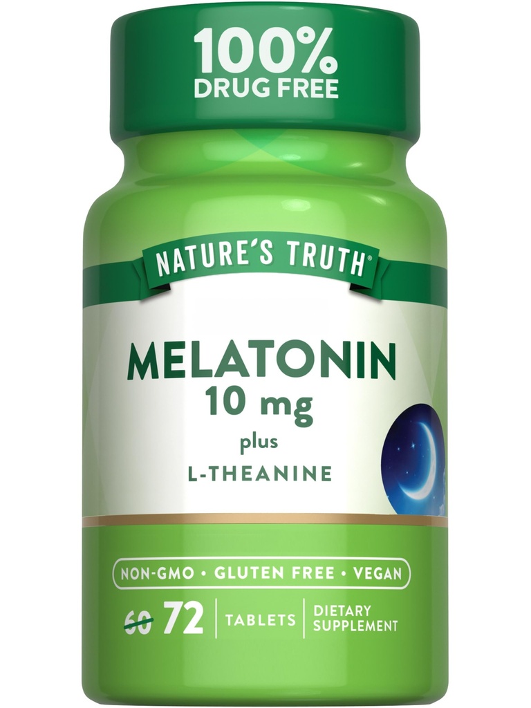 Naravoslovna resnica Melatonin 10 mg + L-Theanin 