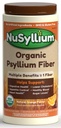 NuSyllium Psyllium Husk Powder, USDA Organic, 30.5 Oz, prehranska vlaknina dodatek z rjavim sladkorjem, pomaga digestivno zdravje* Natural Orange, 72 Servings