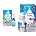 TheraTears Extra Dry Eye Therapy Lubricating oči kapljice za suhe oči, 0.5 fl oz steklenica, 2 Count & SteriLid Eyelid Čistilnik in Face Wash, za razdražene oči, 2 fl oz Spray
