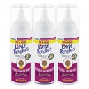 Mali Remedies Sterilni Baby Saline Nasal Mist, Varen za novorojenčke, da sprostijo zamašen in suh nos, 3 Fl Oz, Pack po 3