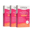 Omax3 Ženske probiotik + prebiotik, koren brusnice in čikorije, 20 milijard CFU, 6 klinično dokazano sevi, vaginalni pH, UTI, napenjanje, (Packaging May Vary) 
