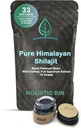 Holistični Bin Shilajit Resin - Himalajski Fulvic & Trace - Črna Platinum Resin - Shilajit ekstrakt - Mix Into Liquids - Serving Spoon vključena - 10g
