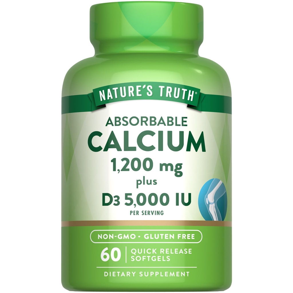 Resnica narave Kalcij 1200mg z vitaminom D3 5000 i.e. 