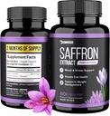 DMoose Saffron Extract (88,5 mg) - Izboljšajte energijo, Podporno zdravje oči - Ne-GMO Saffron dopolnilo za moške in ženske - 60 kapsul (2 meseca služijo) (60 Število)