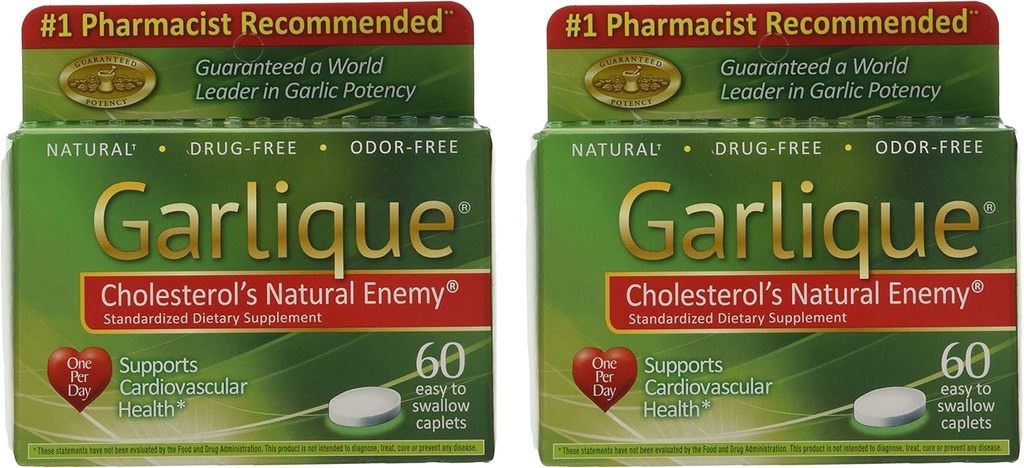 Garlique Caplets 60 tablet (60 tablet (Pack of 2))