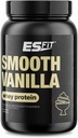 Whey Protein Powder- Post Workout Whey Protein Izolat for Muscle Recovery, Non-GMO, Superior Okus, BCAA, Tested and Certified, Gladka Vanilla, 2 funta