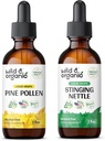 Divji in organski bor Tinktura 2 fl oz & Stinging Nettle Root Tinkture 2 fl oz