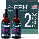 E2H Podporni dodatek za sečne kisline - Tart Cherry in Devil's Claw - podpira zdravje sečne kisline in delovanje ledvic ne-GMO - Vegan - (2 steklenici)
