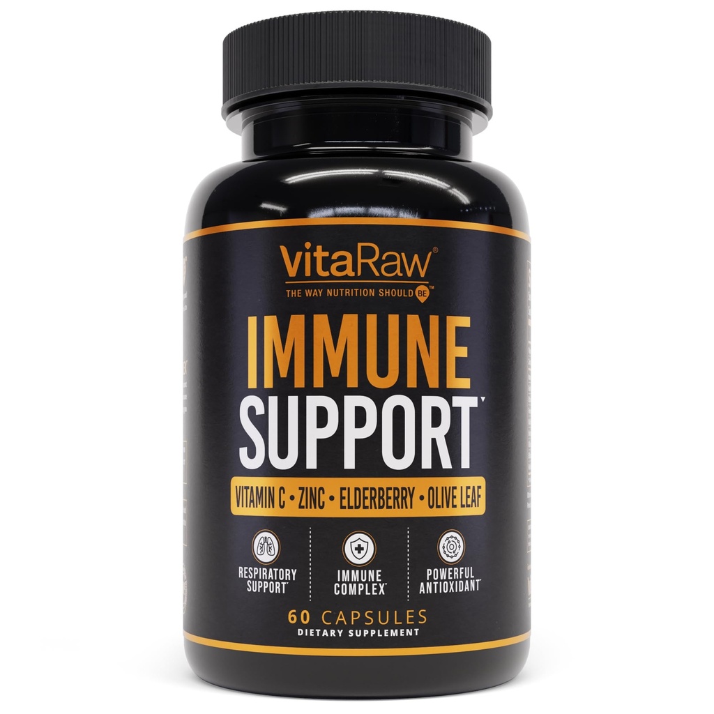 Imunska podpora Vitamini - Bezgove jagode z cinkom, vitaminom C in česenom za odrasle - Sambucus Black Elderberry Kapsule & Echinacea Immunitete Obnovljivi kompleks