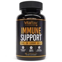 Imunska podpora Vitamini - Bezgove jagode z cinkom, vitaminom C in česenom za odrasle - Sambucus Black Elderberry Kapsule & Echinacea Immunitete Obnovljivi kompleks