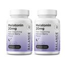 Melatonin 20mg hitre tablete - visoka jakost, hitra igra, naravna podpora za spanje - pomožna sredstva za spanje za odrasle - nerjaveče, brez zdravil Formula - 120 uspavalne tablete - pakiranje po 2