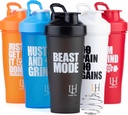 Steklenica Protein Shaker 600ml (20oz) – Stilistični BPA-free Shaker pokal z mešalno žogo 