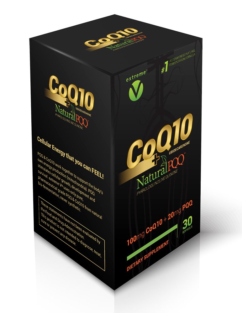 CoQ10 QQ - CoQ10 z naravnim PQQ - Vegetarian Softgels