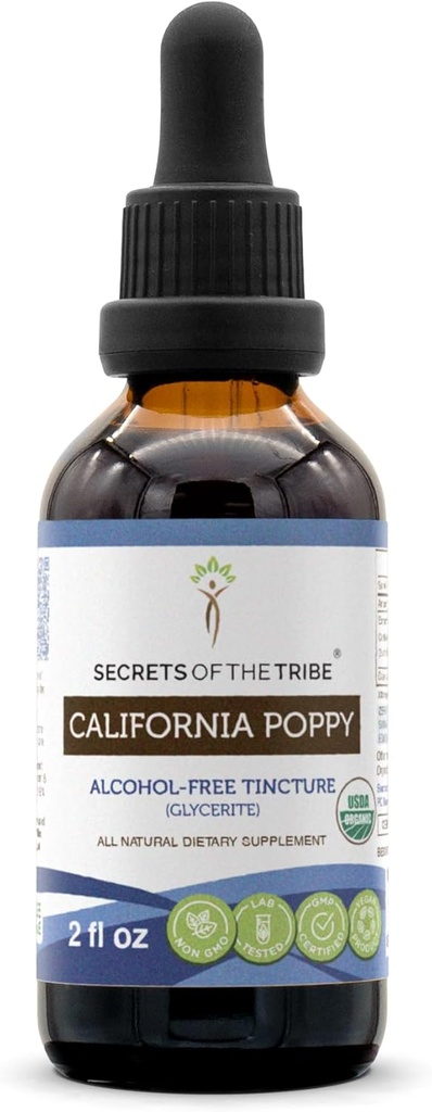 California Poppy USDA Organic Tinkture 