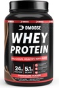 DMoose Whey Protein Powder I 24 g Protein I 130 Kalorije I 5.1 g BCAA I Naravni proteini Powder for Muscle Gain Chocolate/Vanilla Flavor I 2 lbs I 28 Servisi