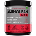 AminoLean MAX Natural Pre Workout - intenzivna energija, masivne črpalke, laserski fokus z naravnim kofeinom, dušikov oksid, beta Alanin, BCAA, nootropiki, 25 Serv