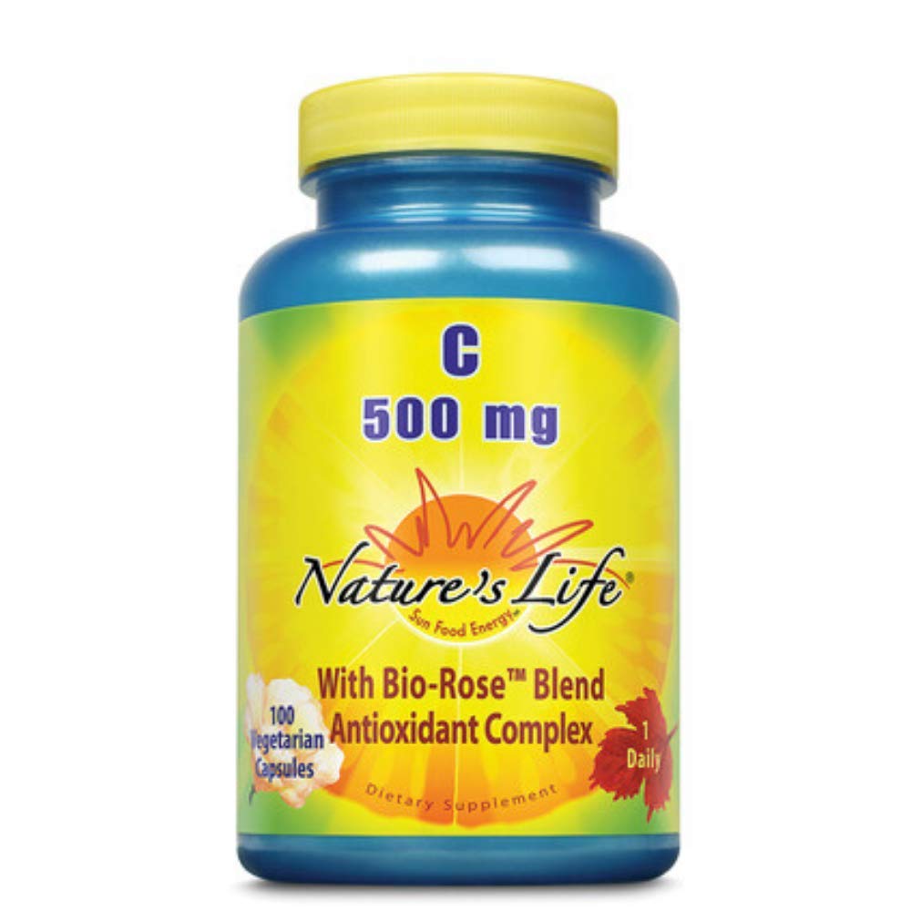 Življenjska doba vitamina C, 500 mg kapice