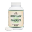 Glukozamin Chondroitin Trojna jakost (1.500 mg glukozamin sulfat, 1. 200 mg hondroitin) 180 tablet, dva meseca dobave (Skupna podpora dodatek) Gluten brezplačno, Non-GMO z dvojnim lesom
