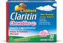 Clarin 24 ur alergija Žvečilni izdelki za otroke, non Drowsy Alergy Relief, 30 Count