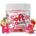 Iron Soft Chews dodatek z vitaminom C 