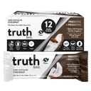 Resnica Bar Zdravi prigrizek, Omega 3 iz Chia, Rastlinski temelji, Prebiotiki & Probiotiki, Visoka vlakna, Nizki sladkor, Keto, Košir, Temna čokolada, Vegan, Gluten Prost, 12 Ct, 45g ea.