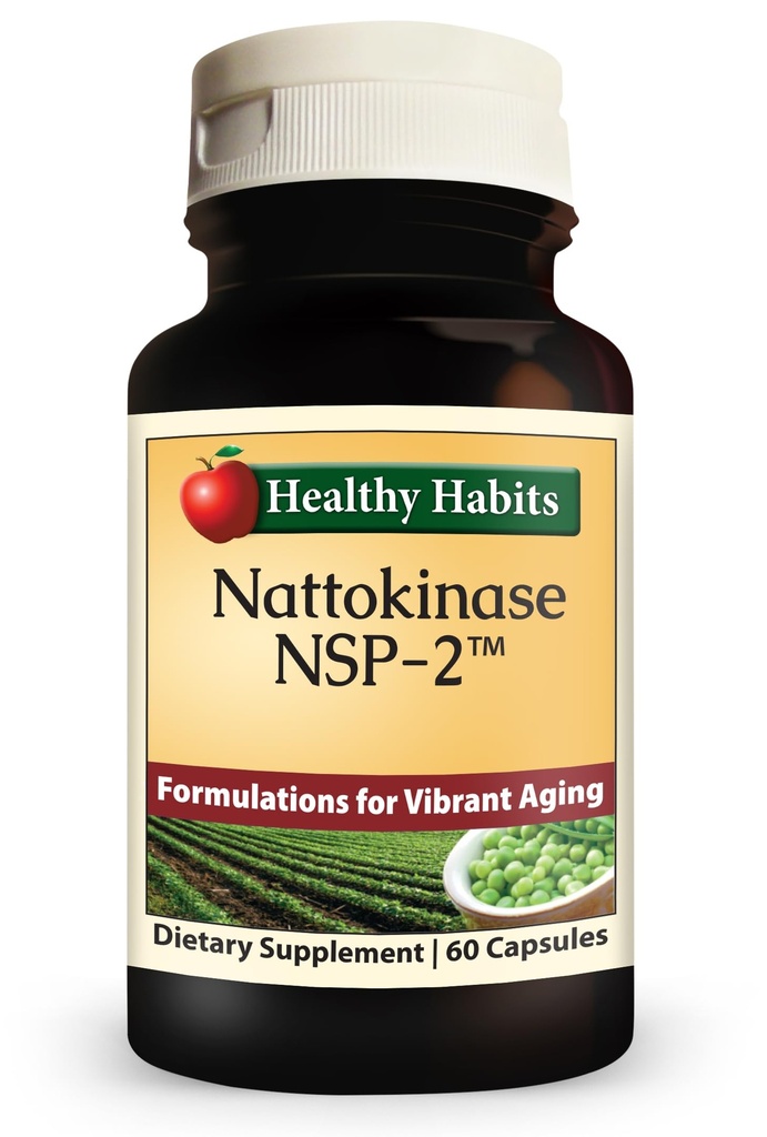 Zdrave navade Nattokinase NSP2 Visoka moč kardiovaskularno zdravje dodatek 60 Število