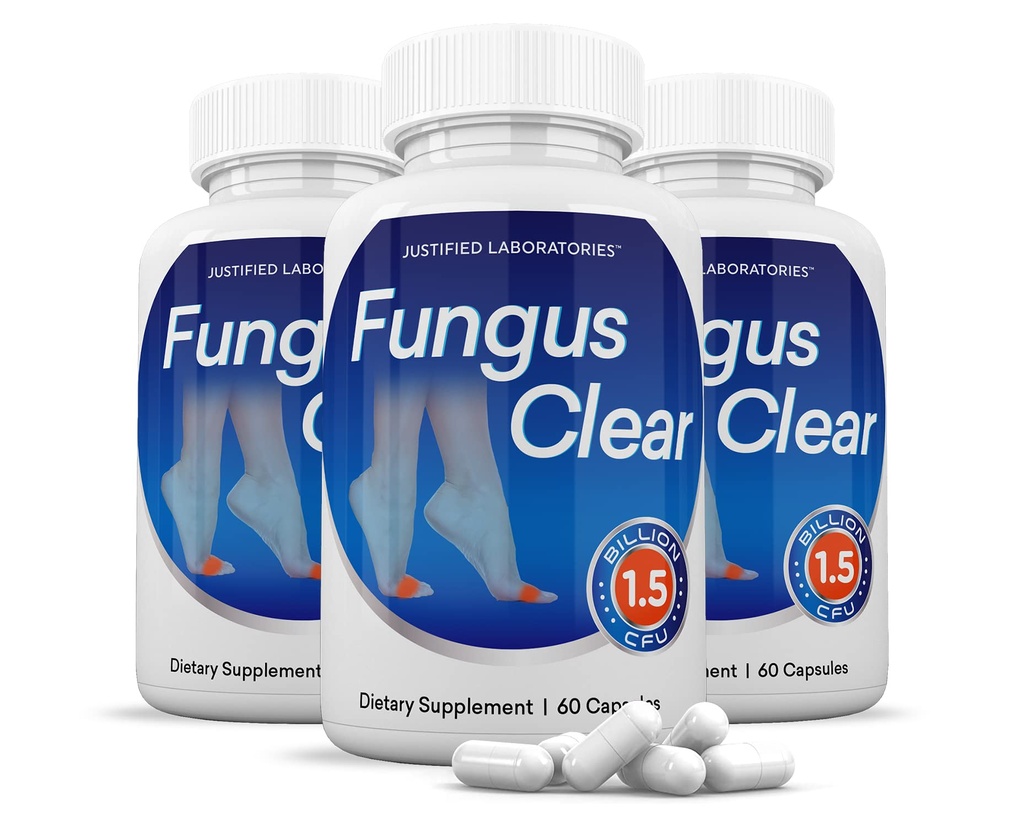 Upravičene Laboratories (3 pakiranja) Fungus Jasno 1,5 milijard CFU probiotične tablete 180 kapsul