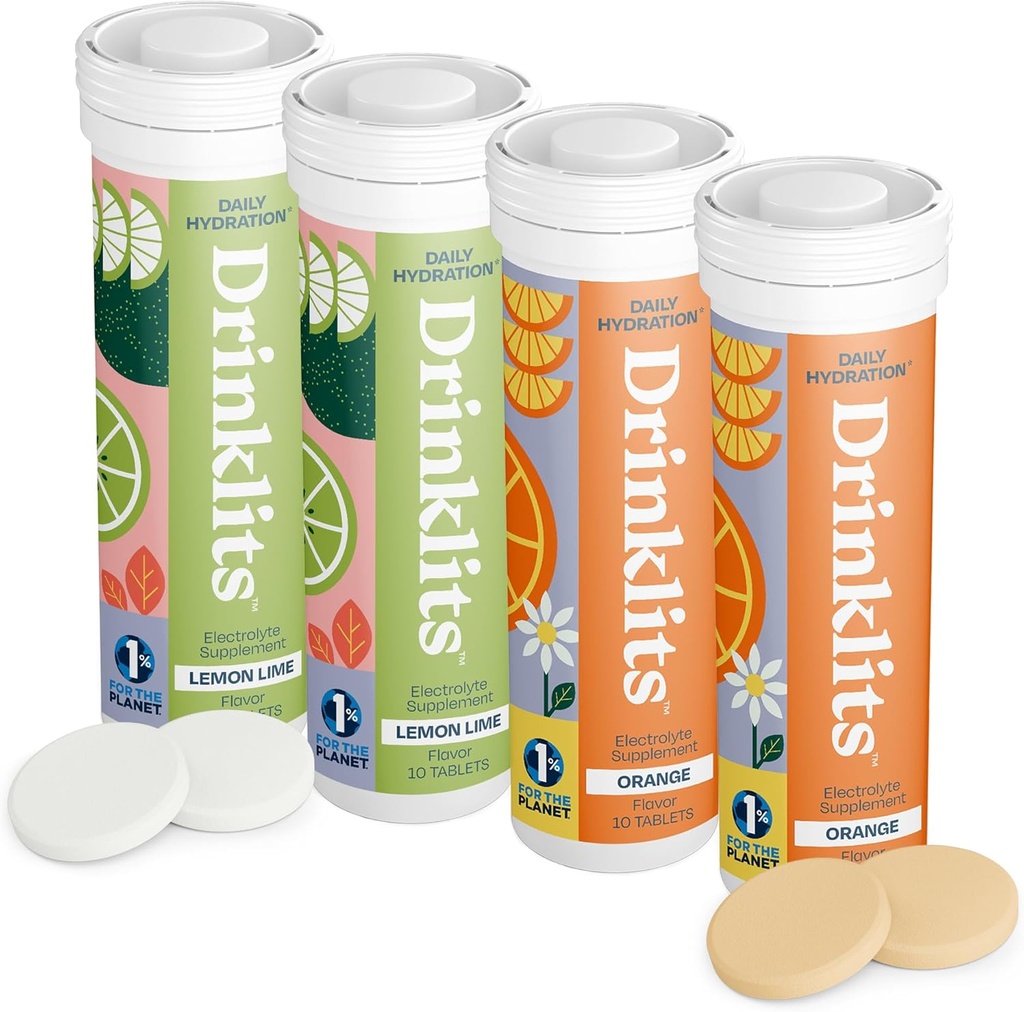 Pijače Limone-Lime & Orange Electrolyte tablete (4) Tube Bundle 