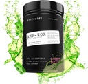 Projekt #1 AMP-NOX: Ne-Stim Pre Workout Powder - Boost Focus, Pump, & Energy - Kofein Free Protein Drink z aminokislinami za moške in ženske - Gummy Bear Flavor - 40 Servings