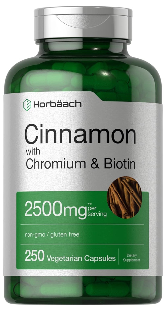 Horbäach Cimet s kromovim pikolinatom 2500mg 