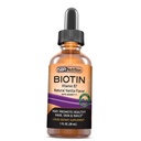 SBR Nutrition Biotin Tekoče kapljice, 5000mcg na serviranje (60) 1.0Fl.oz (30ml) Vanilla