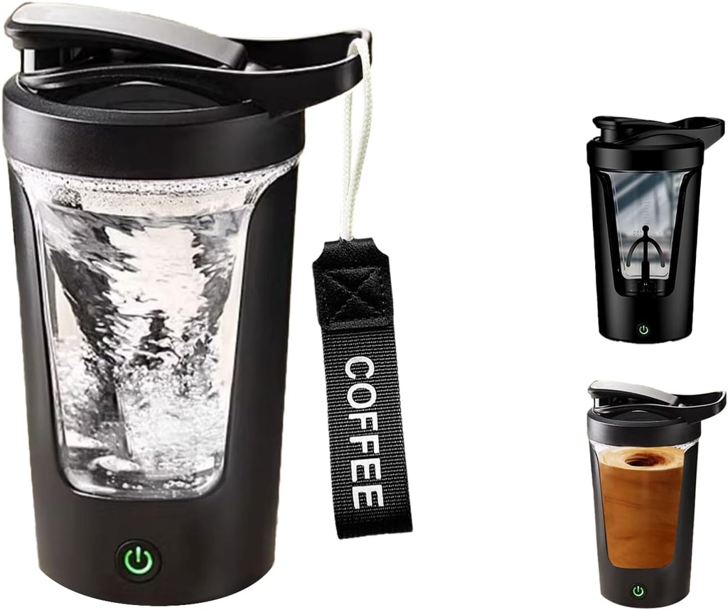 Electric Protein Shaker Steklenica, Prenosni Mixer Cup, USB C polnilno, BPA-free Tritan, 450ml/16oz, 500mAh, za gladke Shake