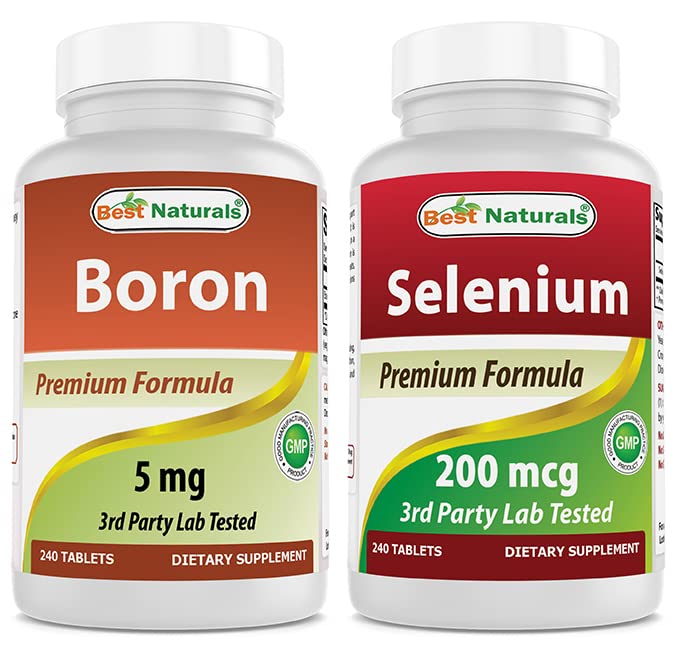 Boron 5 mg in Selen 200 mcg