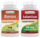 Boron 5 mg in Selen 200 mcg