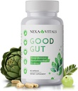 Good Gut - Prebava podpirajo zelišča za obnovo Gut zdravja - spodbujanje zdrave Bowel gibanja, zmanjšanje napihnjenosti in povečanje gibljivosti GI w/Triphala & Artichoke Extract - 60 kapsul