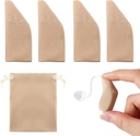 Nuanchu 2 paketi Slušni pripomoček Udobna zaščita s skladiščno vrečko Slušni pripomoček Pokrov fits 1" do 1,25" Zaščititi ojačevalniki iz Dirt, potenje, veter(Fits 1" do 1,25"Khaki)