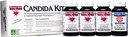 Kroeger Herb Products, Candida Support Kit, Prebavni prehranski dodatek, Gut Health, Optimalna črevesna funkcija, Non-GMO, Gluten Free, Brez konzervansov, Made in USA
