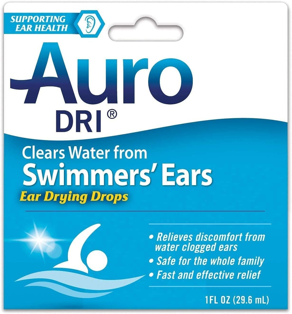 Auro-Dri – pomoč za sušenje ušes, 1 Fl. Oz. (2 paket vrednosti)