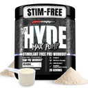 PROSUPPS Hyde Max Pump Pre Workout Powder - Stim-free Preworkout podpira pretok krvi, mišične mase in vzdržljivost - Kofein-free dušikov oksid Gym & Fitness dopolnila (nearomated, 20 Servings)