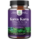 Kava Kava Root Extract dodatek 1000mg - hitro delujoča zeliščna podpora z Kavalaktoni za uravnoteženi razpoloženj - Sprostite umirjanje kapsule za podporo stresu in boljši spanec - 15 Serving