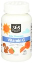365 s celotno živilsko tržnico, otroški žvečljivi vitamin C, naravna pomarančna aroma, Vegan, 90 Štetje