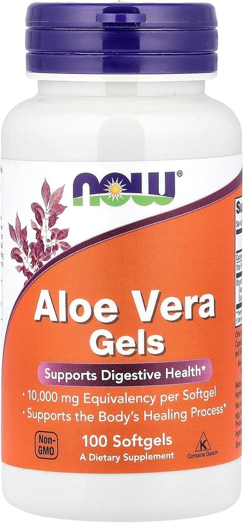 Zdaj živila Aloe Vera 10, 000 Gels 100 Sgels