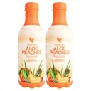 Večno življenje - Breskve Aloe - Čista Aloja z resničnim okusom Breskve - podpira prebavo in imuniteto - Vegan in Gluten-free - 33.8 fl oz (2-Pack)