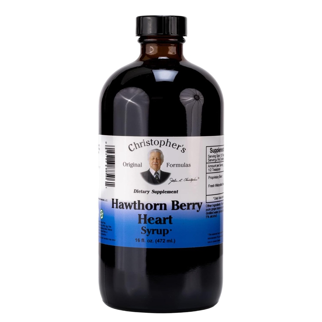 Christopher's Original Formula Hawthorn Berry Heart Syrup - 16 fl oz 