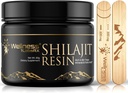 Shilajit Resin s fulvično kislino in sledljivimi minerali - zlati razred čisti himalajski šilajit za moške - Chilajit iz Gilgita, pakiran z 85+ minerali, presnovo in imuno podporo - 60g